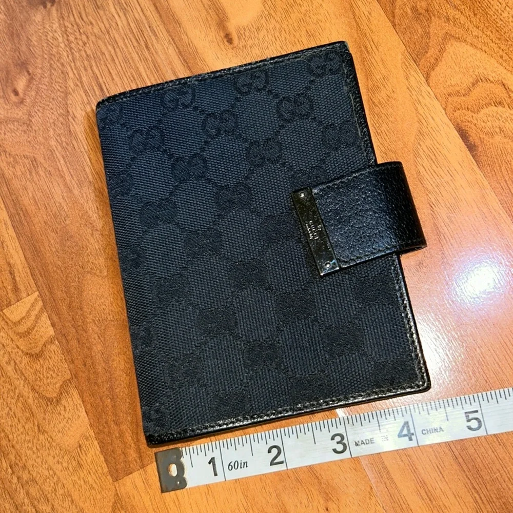 Authentic Gucci GG Canvas Agenda